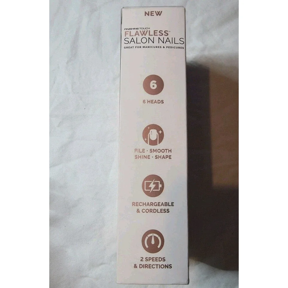 Finishing Touch Flawless Salon Nails Manicure/Pedicure Tools Pink NEW IN BOX
